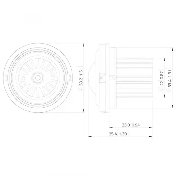 Lavoce Tn100.70 1 inç Dome Tweeter