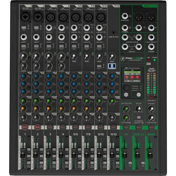 Mackie PROFX12V3+  12-Kanal Plus Bluetooth Mikser