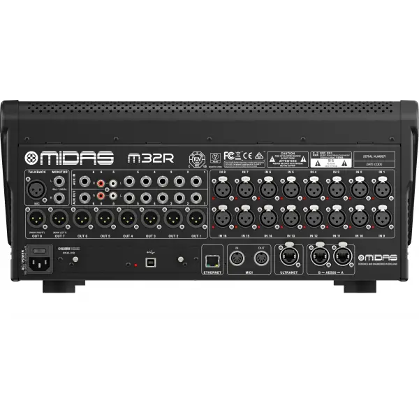 Midas M32R LIVE Compact Dijital Mikser 16 Fader