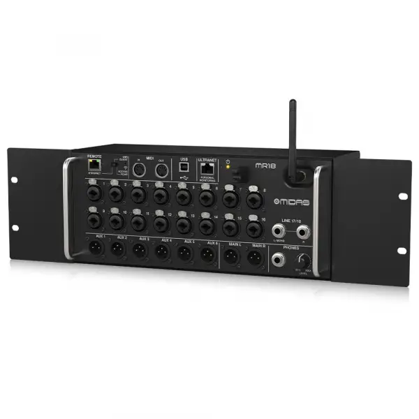 MIDAS MR18 18-kanal Dijital Mikser, Tablet Kontrollü