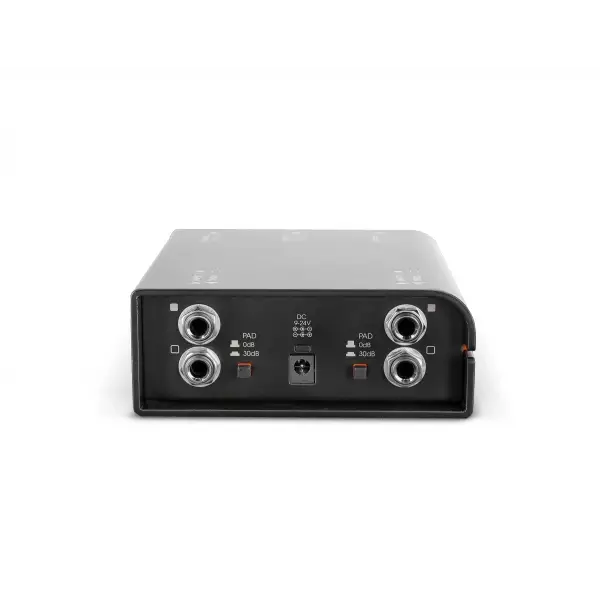 Palmer RIVER INN Aktif 2-kanal DI box (Gitar/bas/klavye/synthesizerlar için)