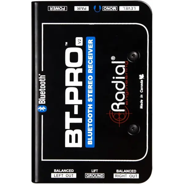 Radial BT-Pro V2 2-Kanal Aktif Di-Box ve Bluetooth Receiver