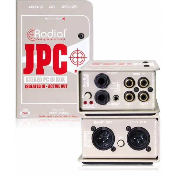 Radial JPC Dizüstü Bilgisayarlar için Aktif Dibox