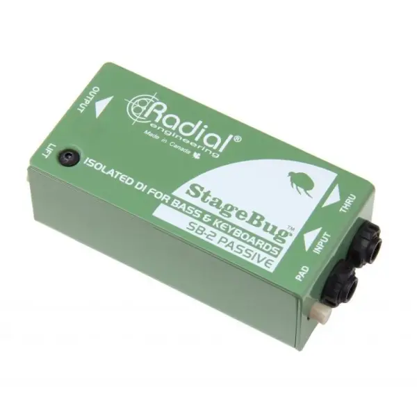 Radial SB-2 Passive Bas-akustik ve Klavye için pasif Di-box