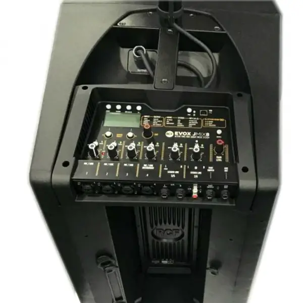 RCF EVOX JMIX8 12 inç SUB + 8x2 Vertical Array with mixer, APP, 128-dB