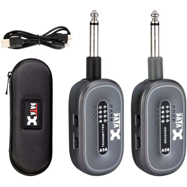 XVIVE A-58 Gitar Kablosuz Sistemi (Çanta Hediyeli)