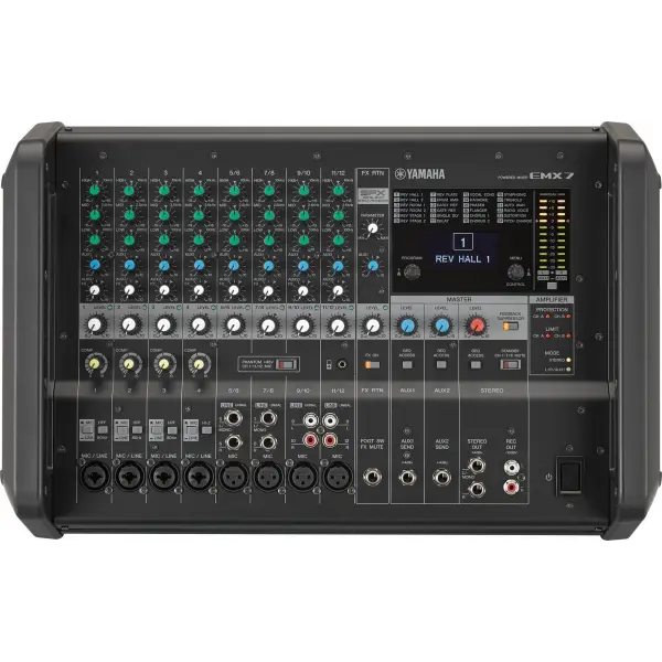 Yamaha EMX7 2x710W 12 Input Küp Powermixer