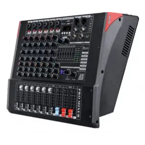 Machtig GPM1006 6-kanal Powermixer, 2x350W, USB, Kayıt,Bluetooth