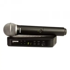 SHURE BLX24E/PG58 Portatif Tek El Kablosuz Mikrofon Seti