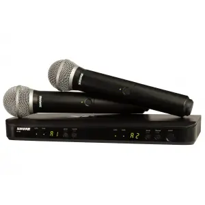 SHURE BLX288E/PG58 Portatif Çift El Kablosuz Mikrofon Seti