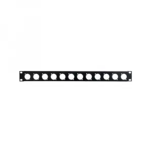 RMP10 Rack Patch Panel 10 bağlantı Şasi Tip XLR, Powercon, TS konnektörler için