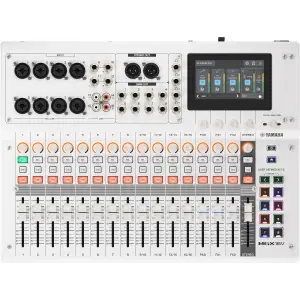 Yamaha MGX16V-W 16-kanal Dijital Ses Mikseri with 4K Video Capture / beyaz