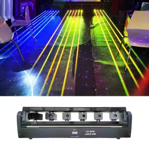 Magic CO83 6 Head RGB Laser, 6 Gözlü Lazer