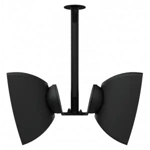 Audac CMA142/B montaj aparatı 2 x ATEO4 Hoparlör Black
