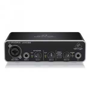 Behringer UMC22 2x2 Usb Ses Kartı