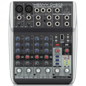 Behringer QX602MP3 4-kanal Ses Mikseri