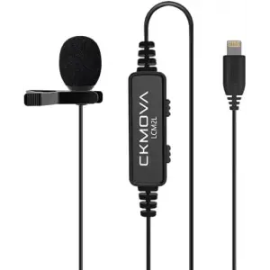 CKMOVA LCM2L Iphone Ipad ve IOS için Lightning Girişli Yaka Mikrofonu
