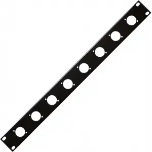 RMP8 Rack Patch Panel 8 bağlantı Şasi tip XLR, Powercon, TS konnektörler için