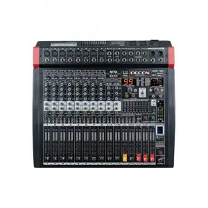 Decon DMP-12P 12 Kanal Powermixer 2x500W/4-ohm Bluetooth USB