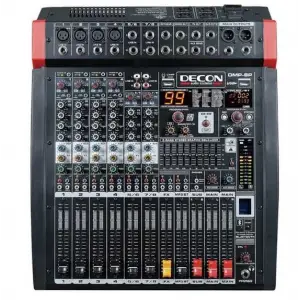 Decon DMP-8P 8-kanal Powermixer 2x500W/4-ohm Bluetooth USB