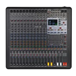 Globe GMX1602FX 12-kanal Live Mikser, Çift efekt, Kayıt, Bluetooth