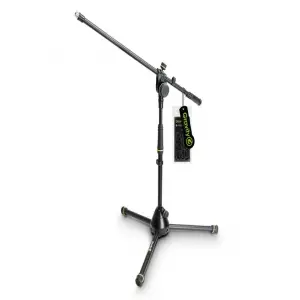 Gravity MS 4221 B - Tripod Tabanlı Kısa Mikrofon Standı (2 Noktalı Bom Kolu)