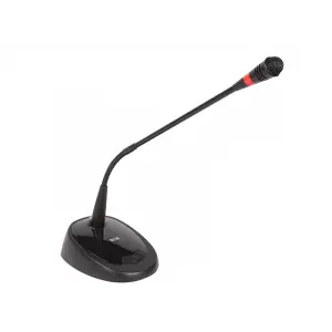HTDZ HT-D66 Masa Üstü Işıklı Goosenecek Mikrofonu 40 cm, Cardioid