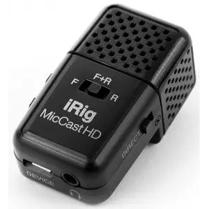 IK Multimedia iRig Mic Cast HD Çift Taraflı Kompakt Mikrofon (iOS& Android)