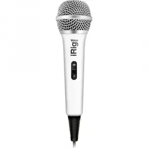 IK Multimedia iRig Voice White Karaoke Mikrofonu (iOS& Android)