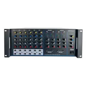 METEOR IMPALA 4300T USB Mikser Amfi 4x300W/100V, 6 Mic/Line
