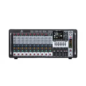 K.Meister PMR-12 2x400W 12 input Powermixer, Blutooth, USB, 128 program efekt, 19 Rack Montaj