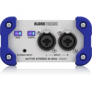Klark Teknik DN200-V2 2 Kanal Stereo Aktif Di-Box