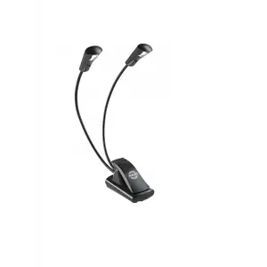 König & Meyer 12243-000-55 Çift Başlı Led Nota Sehpası Aydınlatma ışığı