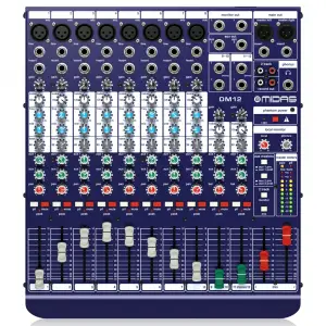 Midas DM12 10 Kanal Analog Stüdyo Mikseri