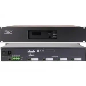 Mikafon DP4500 Power Amfi 4x250W/100V | Yönetilebilir Network IP
