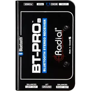 Radial BT-Pro V2 2-Kanal Aktif Di-Box ve Bluetooth Receiver