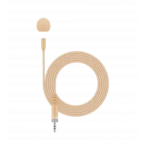 Sennheiser MKE ESSENTIAL Yaka Mikrofonu, Bej Renk, 3.5mm jack, 1.6m Kablo, XS ve EW Serisi için