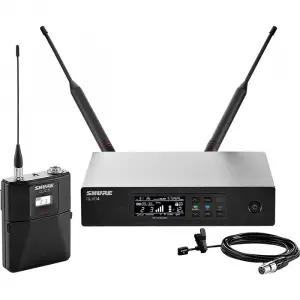 SHURE QLXD14E/SET QLXD4 Receiver + QLXD1 Beltpack Transmitter Set (Mikrofonsuz)