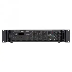 SSP Audio TA150 150W 100V Trafolu Mikser Amfi, Radyo, Bluotooh, USB, 6 Çıkışlı
