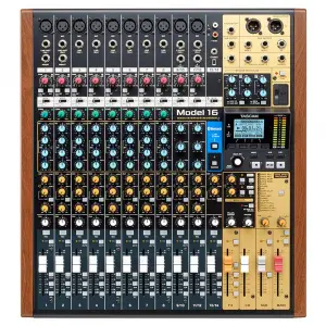 Tascam MODEL 16 10-Kanal Ses Mikseri, Ses Kartı SD Kart Kayıt