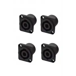 TTAF STS-04 şasi tip Plastik Speakon Konnektör 4-pin 4lü paket