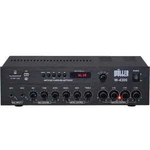 Wöller W-4300 4x75W Mikser Amfi 4-16 ohm
