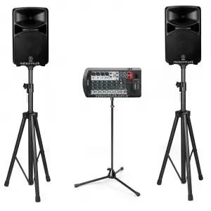 Yamaha STAGEPAS 400BT Compact Ses Sistemi, 2 Ad 8 inç Hoparlör ve Mixer