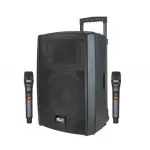 Wöller W-1230 DSP 12 Mobil Hoparlör | 400W Hoparlör | Çift El Kablosuz Mikrofonlu | USB, Bluetooth