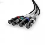 Palmer AoC Loom XLRf 4 Kanal Dişi XLR to RJ45 CAT5/CAT6 Ethernet Extender