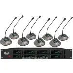 Wöller W-8003 8 Masa  Mikrofonlu Kablosuz Mikrofon Set (8li set)
