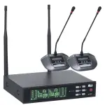 Wöller W-299KK Çift Kürsü Kablosuz Mikrofon Seti 2x99 Kanal