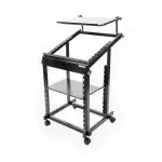CTT R4 12U Orta Boy Rack Montaj, Tekerli, Mikser Üniteli + Notebook Standı