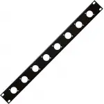 RMP8 Rack Patch Panel 8 bağlantı Şasi tip XLR, Powercon, TS konnektörler için