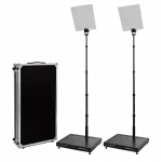 Fortinge PROC19-D-HB Çift 19 Konferans Prompter - Çiftli Set, 1000 cd/m² parlaklık